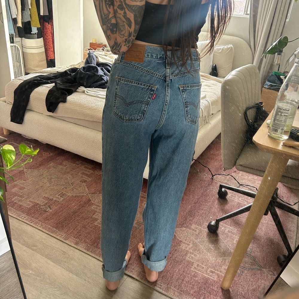 Levi's Relaxed Fit Boyfriend Jeans in Blue